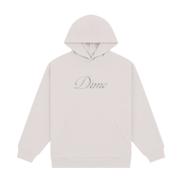 Dime Cursive Hoodie Sweat A Capuche - Cement - Streetart.fr